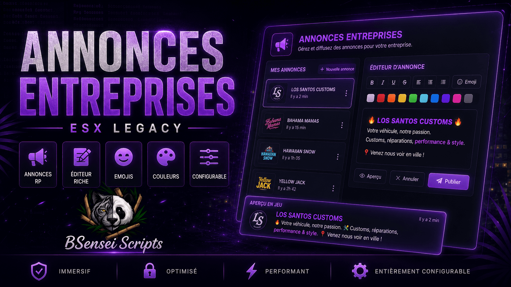 BSensei Annonces