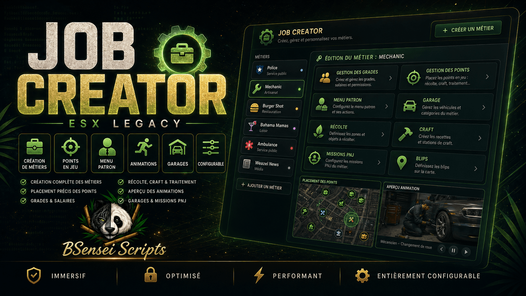 BSensei Job Creator